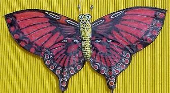 roter Schmetterling [(BxH)  230 x 120 mm]